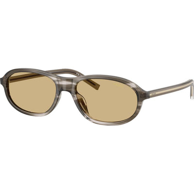 Prada PRD20SU Striped Ebony Yellow Angle