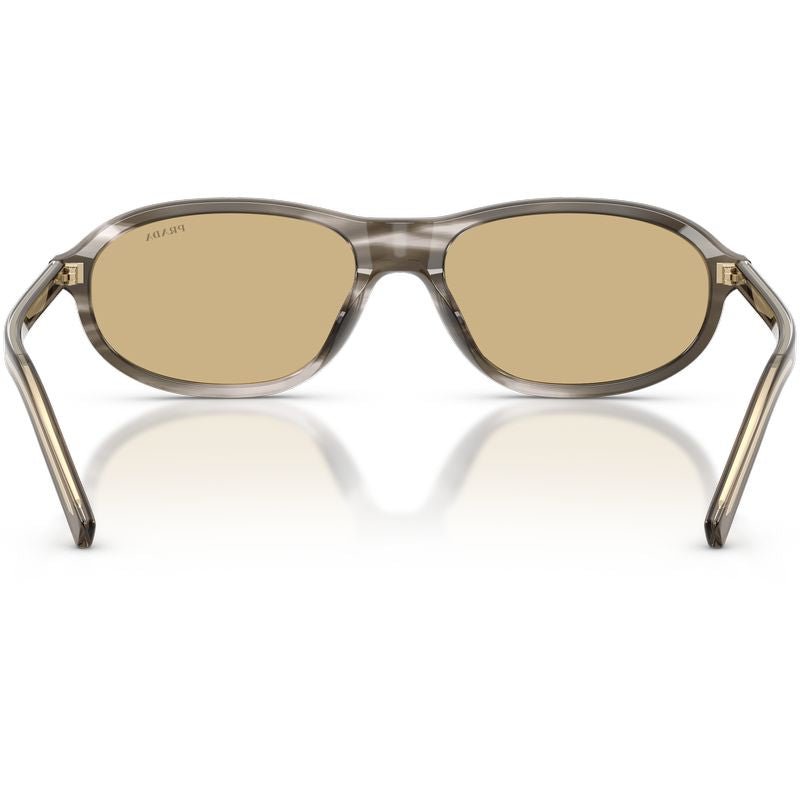 Prada PRD20SU Striped Ebony Yellow Inner