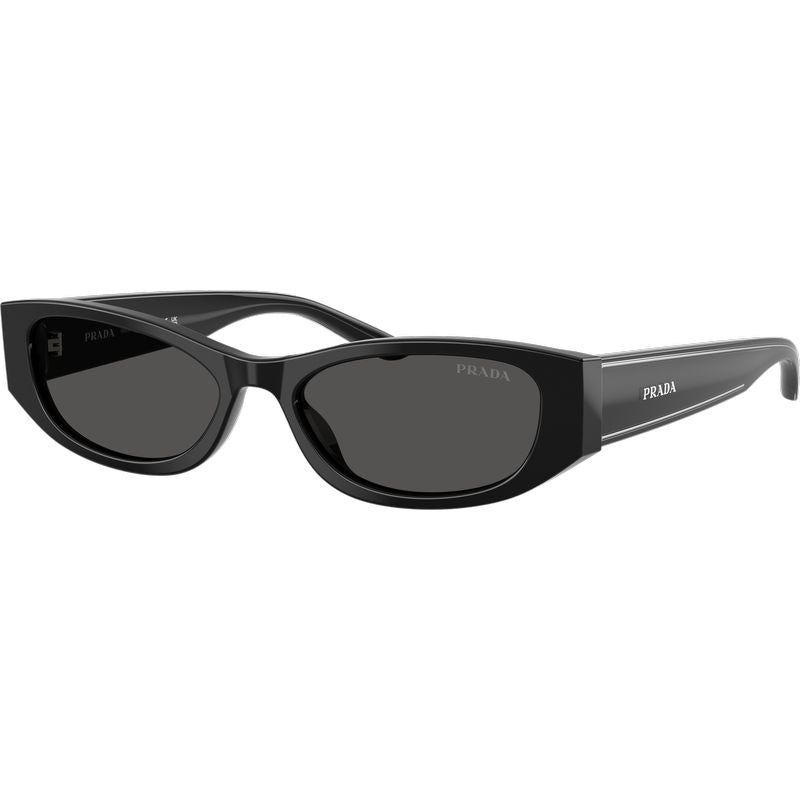 Prada PRD22S Black Dark Grey Angle