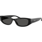 Prada PRD22S Black Dark Grey Angle