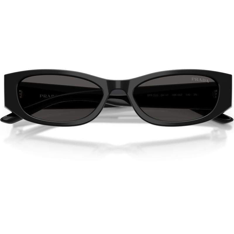 Prada PRD22S Black Dark Grey Front2