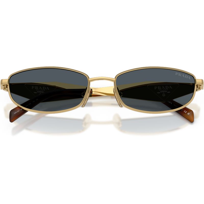 Prada PRD51S Gold Dark Grey Front2