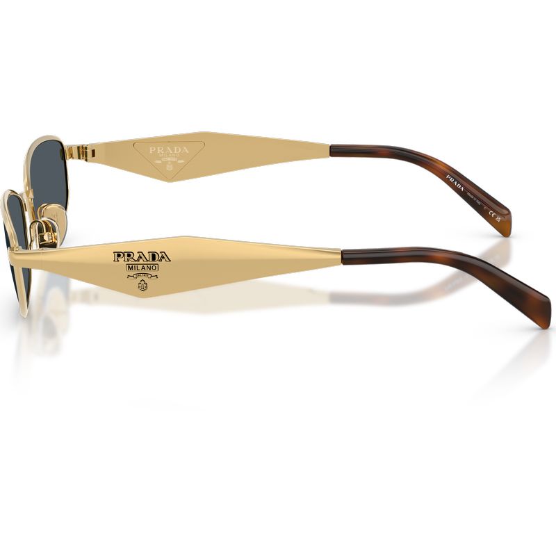 Prada PRD51S Gold Dark Grey Side