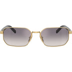 Prada PRD62S Gold Blue Gradient Silver Mirror Front