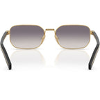 Prada PRD62S Gold Blue Gradient Silver Mirror Inner