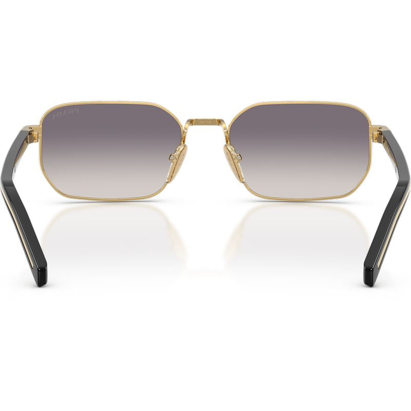 Prada PRD62S Gold Blue Gradient Silver Mirror Inner