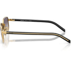Prada PRD62S Gold Blue Gradient Silver Mirror Side