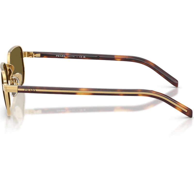 Prada PRD62S Gold Brown Side