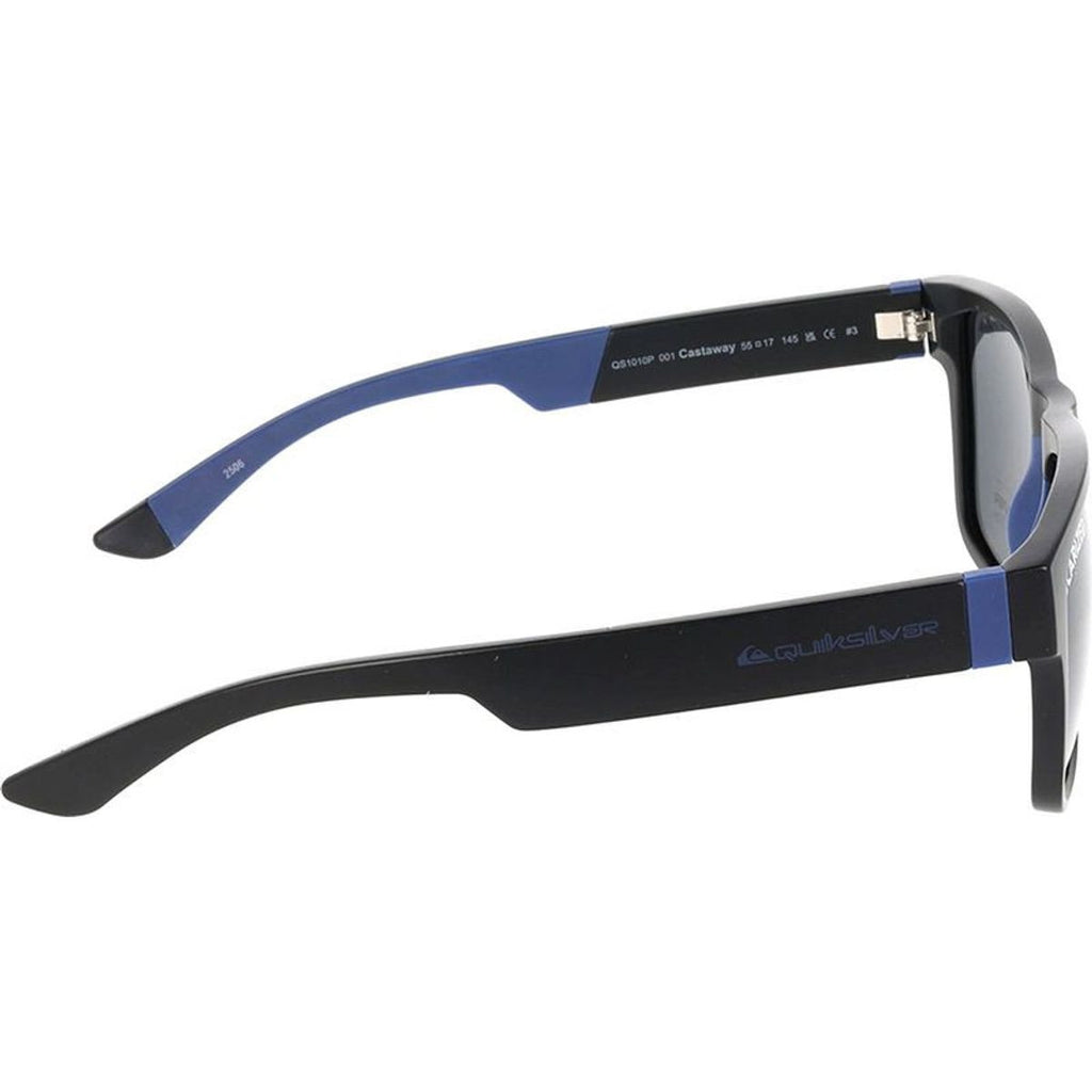 Castaway, Matte Black/Smoke Polarised Lenses