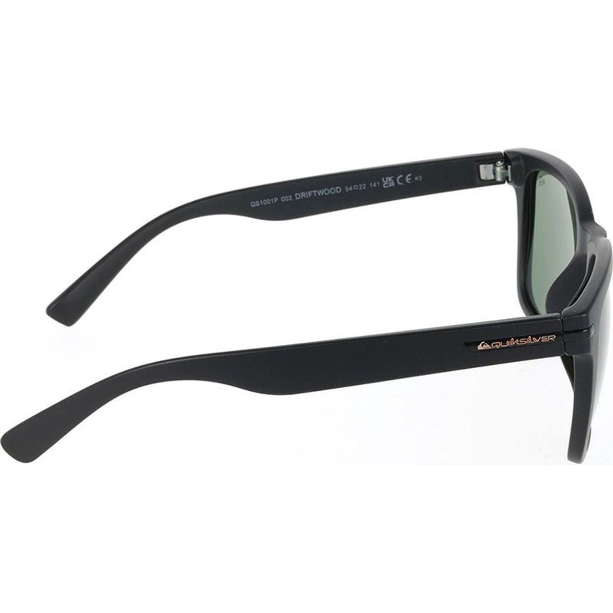 Driftwood, Matte Black/Green Polarised Lenses