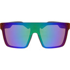 Pool Shark, Blue and Black/Blue Green Mirror Lenses