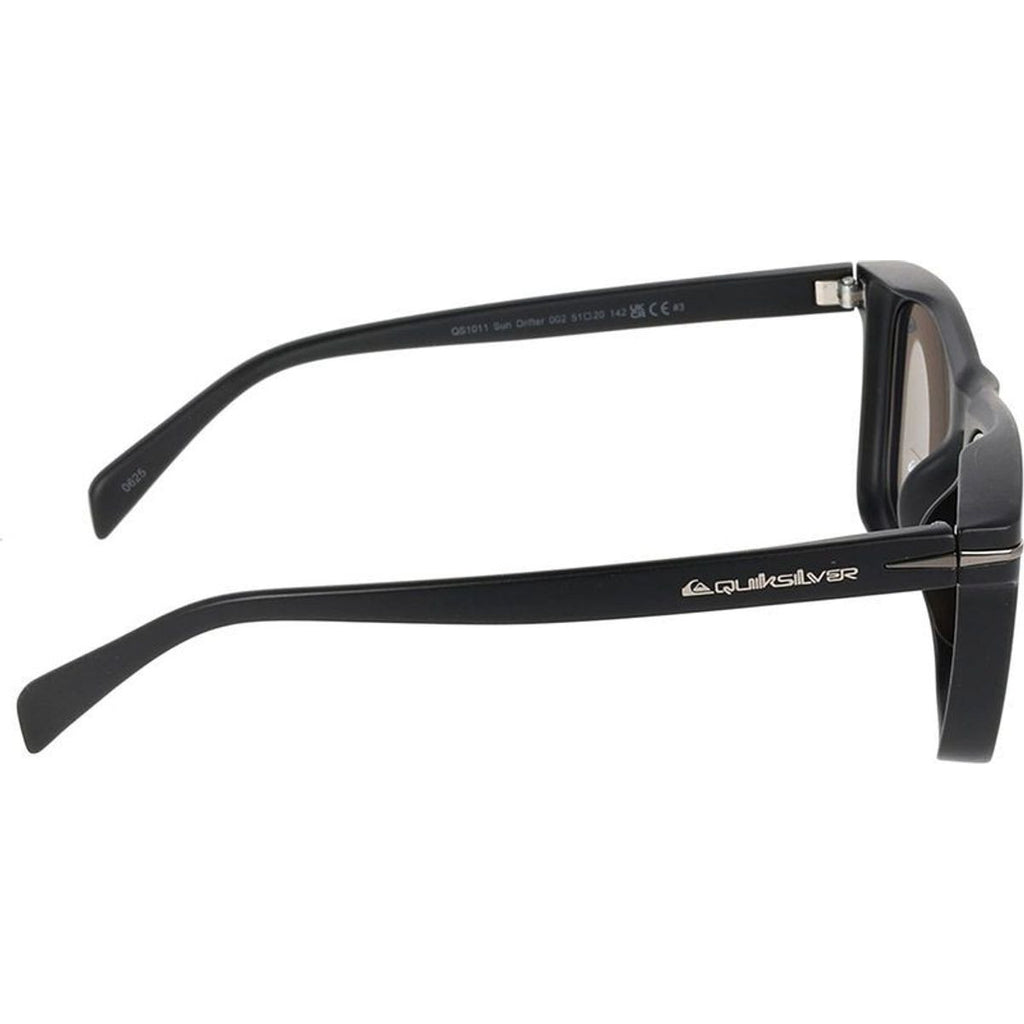 Sun Drifter, Matte Black/Ice Blue Mirror Lenses