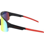 Tropic Tracker, Black and Red/Red Orange Multi Mirror Lenses
