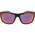 Wind Wave, Matte Black/Red Mirror Polarised Lenses