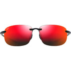 Ho'okipa XL, Matte Black/Hawaii Lava Polarised Lenses