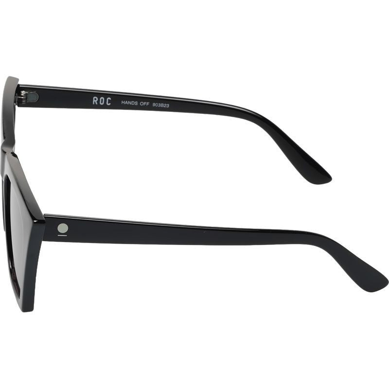 Hands Off, Black/Smoke Pink Gradient Lenses
