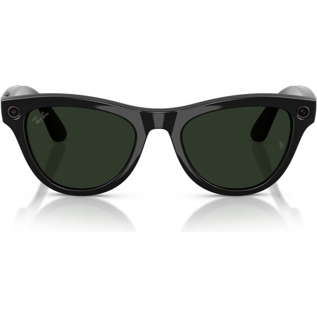 Meta Skyler (Gen 2) RW4014, Shiny Black/Graphite Green Transitions Lenses
