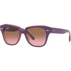 State Street Jr RJ9186S, Violet on Transparent Pink/Pink Brown Gradient Lenses 46 Eye Size