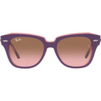 State Street Jr RJ9186S, Violet on Transparent Pink/Pink Brown Gradient Lenses 46 Eye Size