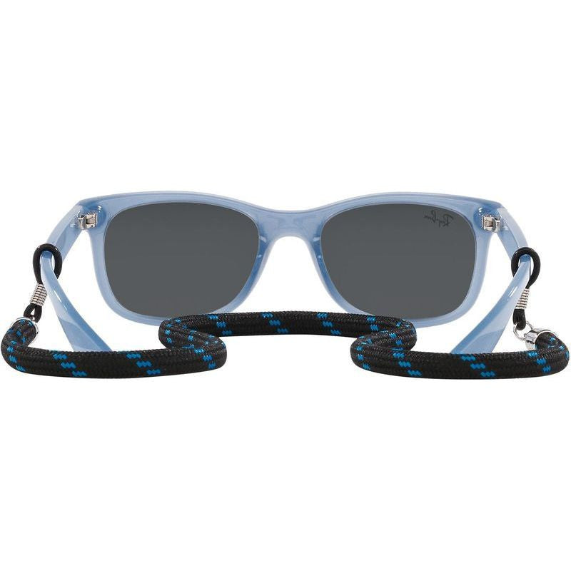 9052S Junior New Wayfarer, Opal Blue/Blue Mirror Lenses