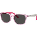 9079S, Transparent Pink/Dark Grey Lenses