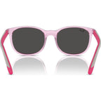9079S, Transparent Pink/Dark Grey Lenses