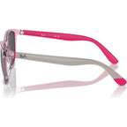 9079S, Transparent Pink/Dark Grey Lenses