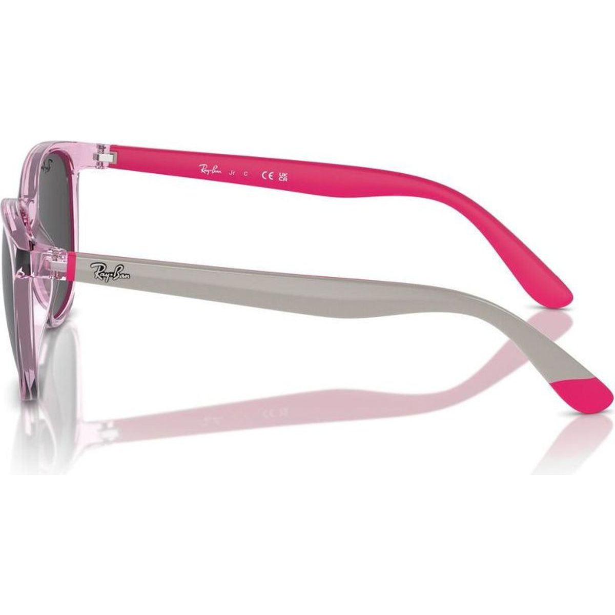 9079S, Transparent Pink/Dark Grey Lenses