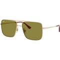 Ari RB3758, Pale Gold/Green Lenses 56 Eye Size