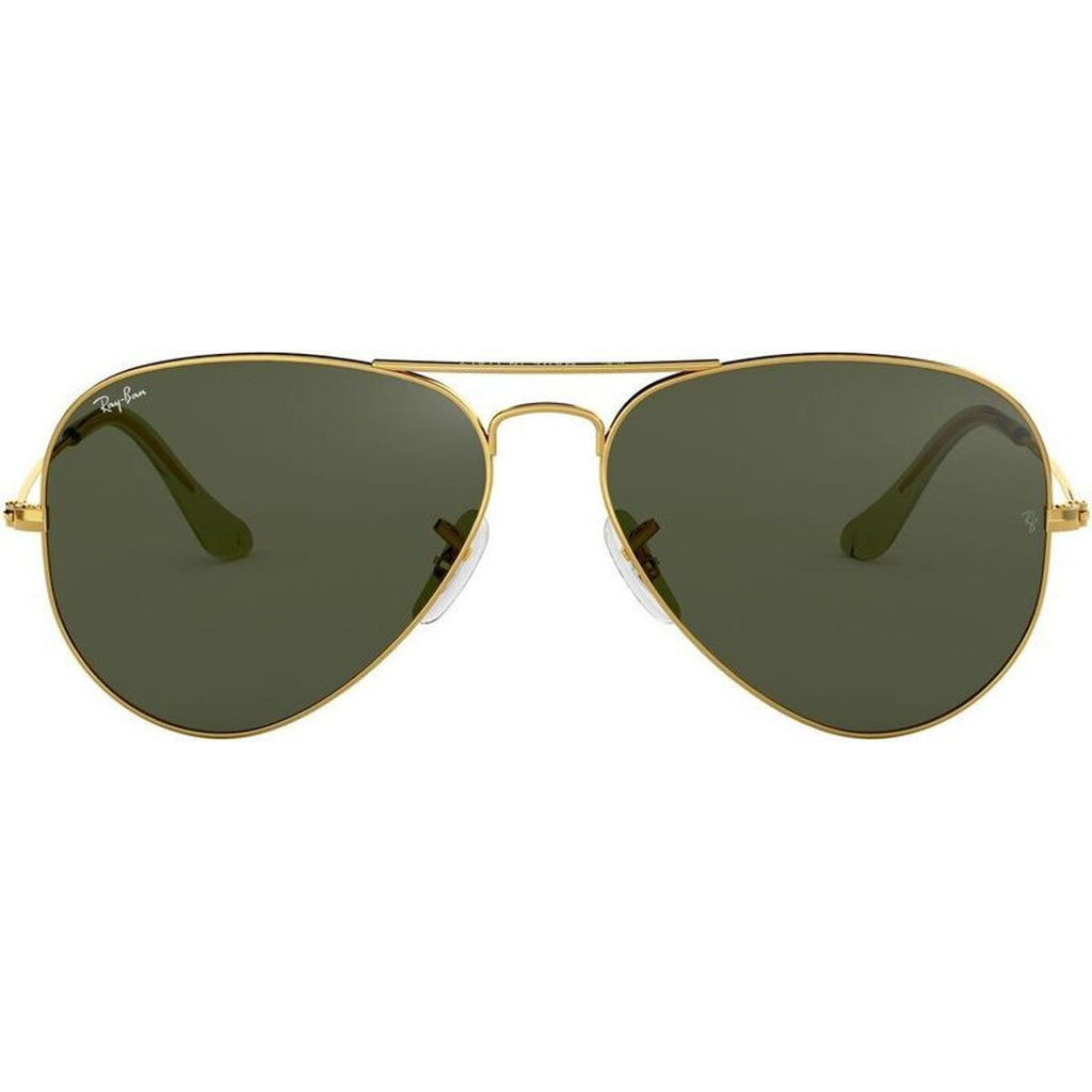 Aviator Classic RB3025, Gold/Grey Green Glass Lenses 58 Eye Size