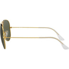 Aviator Classic RB3025, Gold/Grey Green Glass Lenses 58 Eye Size