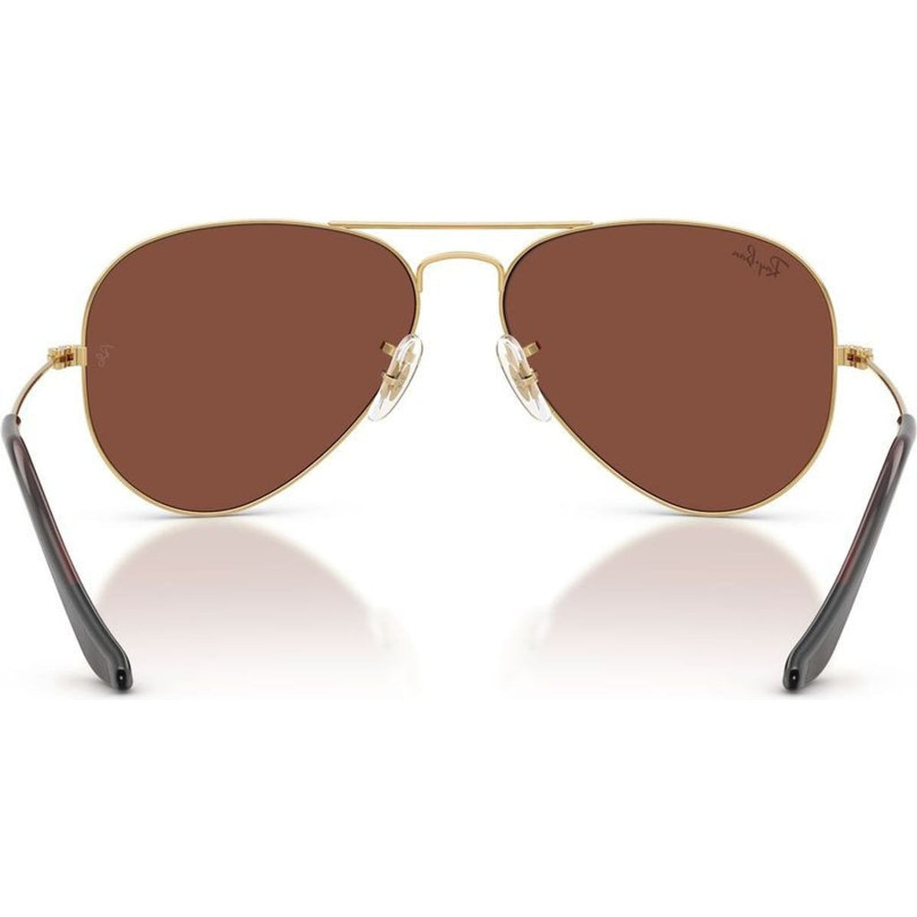 Aviator Classic RB3025, Arista/Red Glass Lenses 62 Eye Size