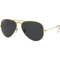 Aviator Classic RB3025, Legend Gold/Black Glass Polarised Lenses 62 Eye Size