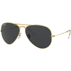 Aviator Classic RB3025, Legend Gold/Black Glass Polarised Lenses 55 Eye Size
