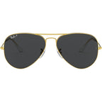 Aviator Classic RB3025, Legend Gold/Black Glass Polarised Lenses 55 Eye Size