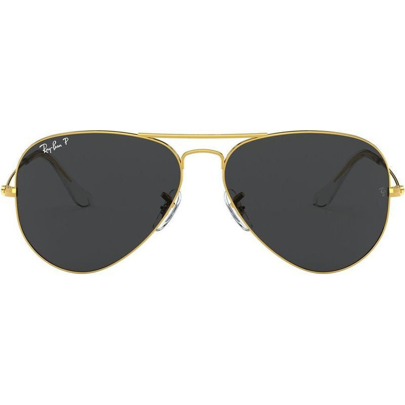 Aviator Classic RB3025, Legend Gold/Black Glass Polarised Lenses 55 Eye Size
