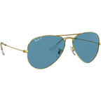 Aviator Classic RB3025, Legend Gold/Blue Glass Polarised Lenses 58 Eye Size