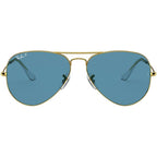 Aviator Classic RB3025, Legend Gold/Blue Glass Polarised Lenses 58 Eye Size
