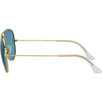 Aviator Classic RB3025, Legend Gold/Blue Glass Polarised Lenses 58 Eye Size