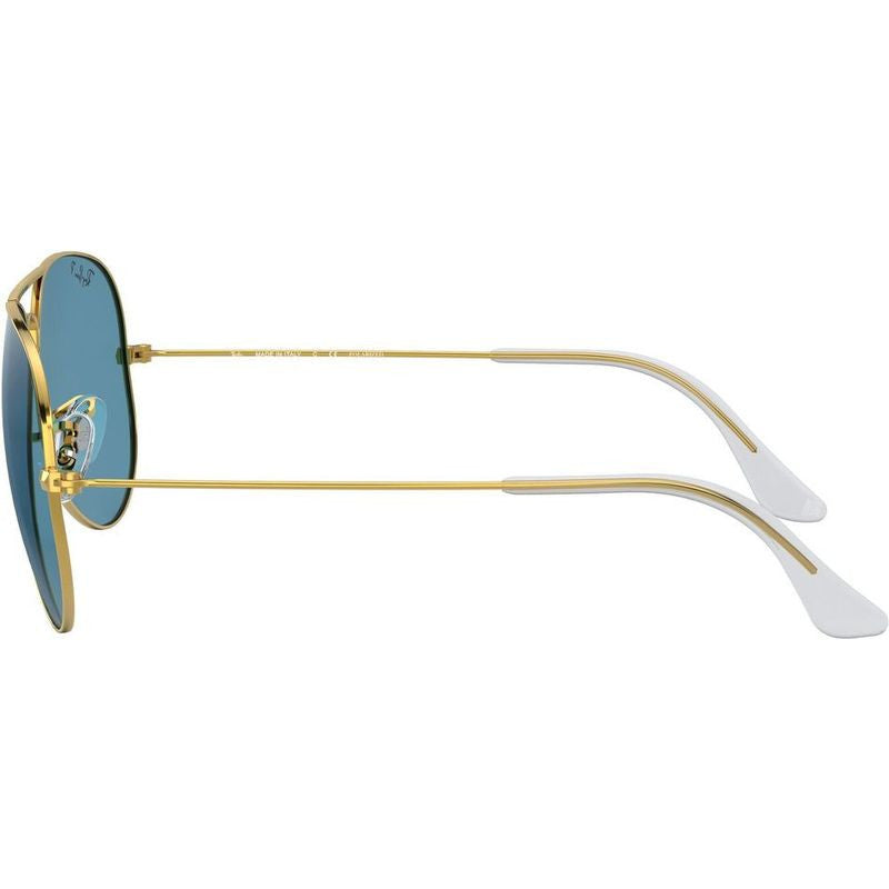 Aviator Classic RB3025, Legend Gold/Blue Glass Polarised Lenses 58 Eye Size