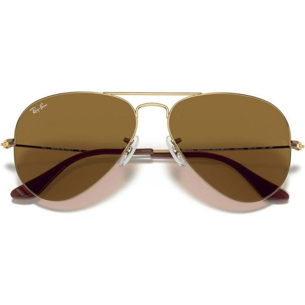 Aviator Classic RB3025, Gold/Brown Glass Lenses 58 Eye Size
