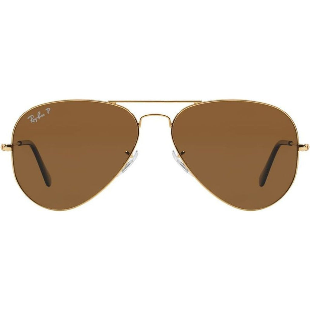 Aviator Classic RB3025, Gold/Brown Glass Polarised Lenses 58 Eye Size
