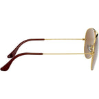 Aviator Classic RB3025, Gold/Brown Glass Polarised Lenses 58 Eye Size