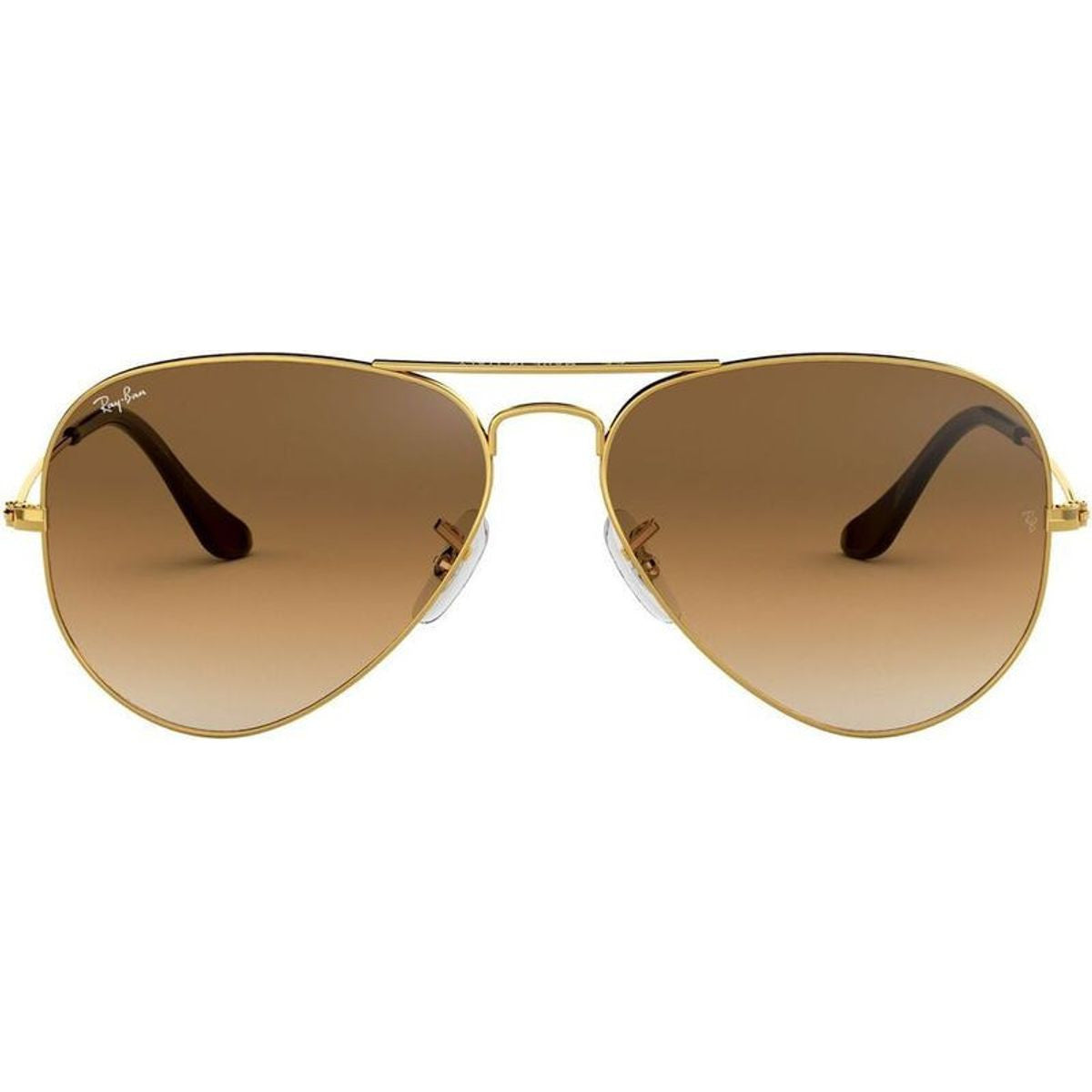 Aviator Classic RB3025, Gold/Brown Gradient Glass Lenses 58 Eye Size
