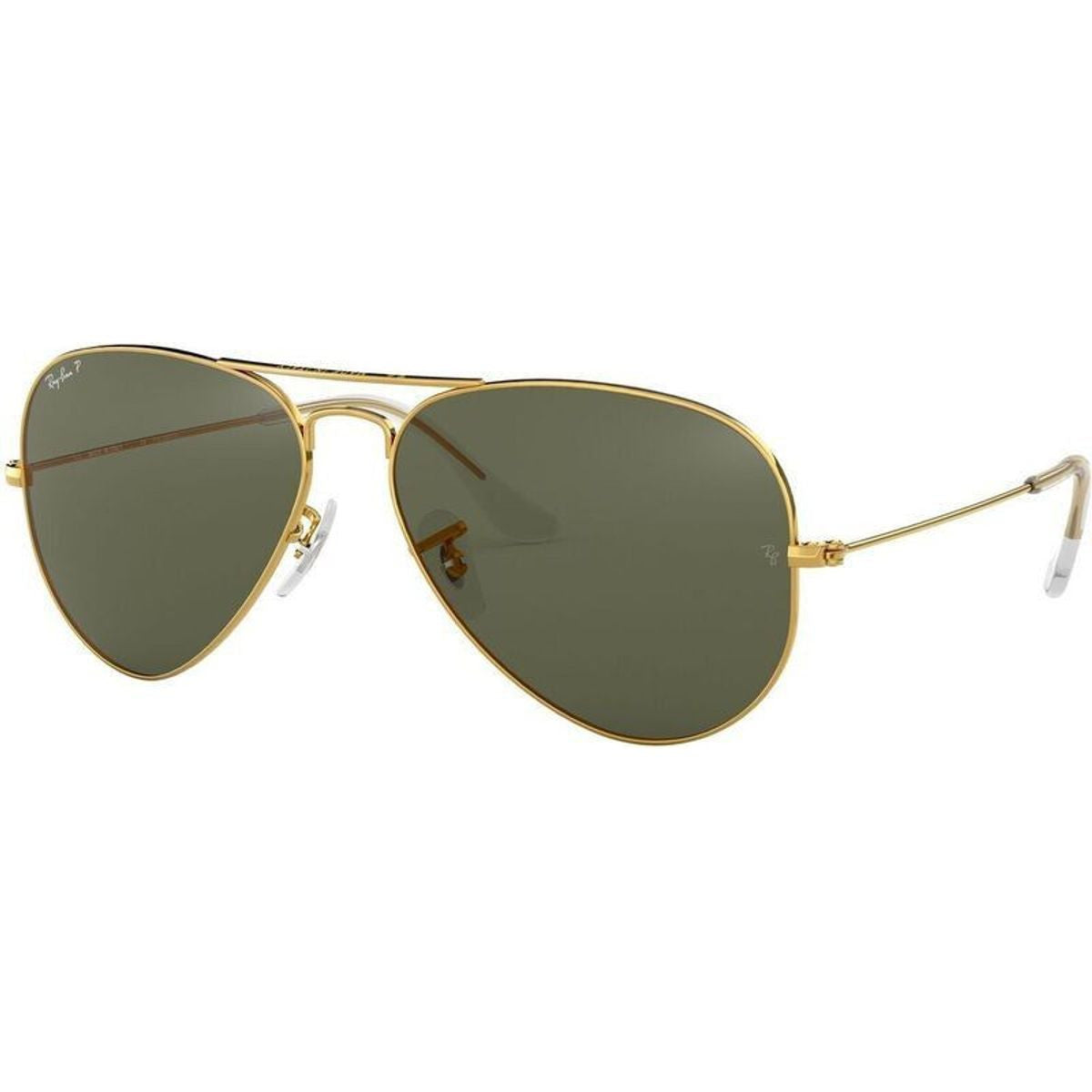 Aviator Classic RB3025, Gold/Green Glass Polarised Lenses 58 Eye Size