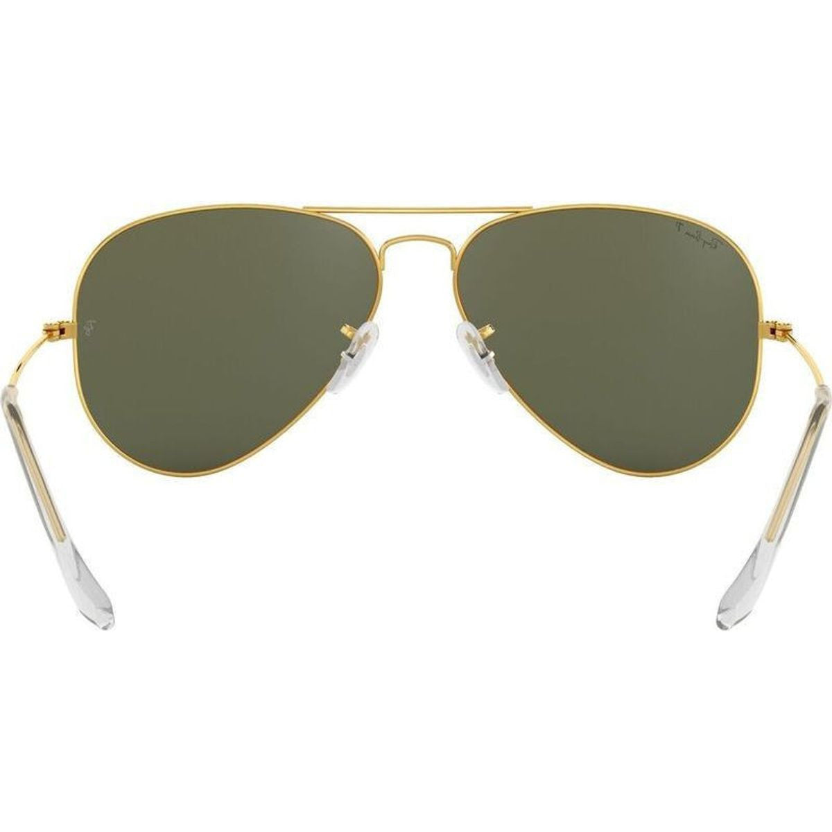 Aviator Classic RB3025, Gold/Green Glass Polarised Lenses 58 Eye Size