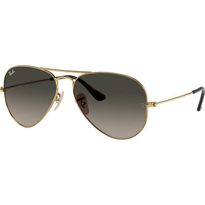 Aviator Classic RB3025, Gold/Grey Gradient Glass Lenses 58 Eye Size