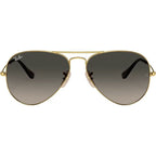 Aviator Classic RB3025, Gold/Grey Gradient Glass Lenses 58 Eye Size