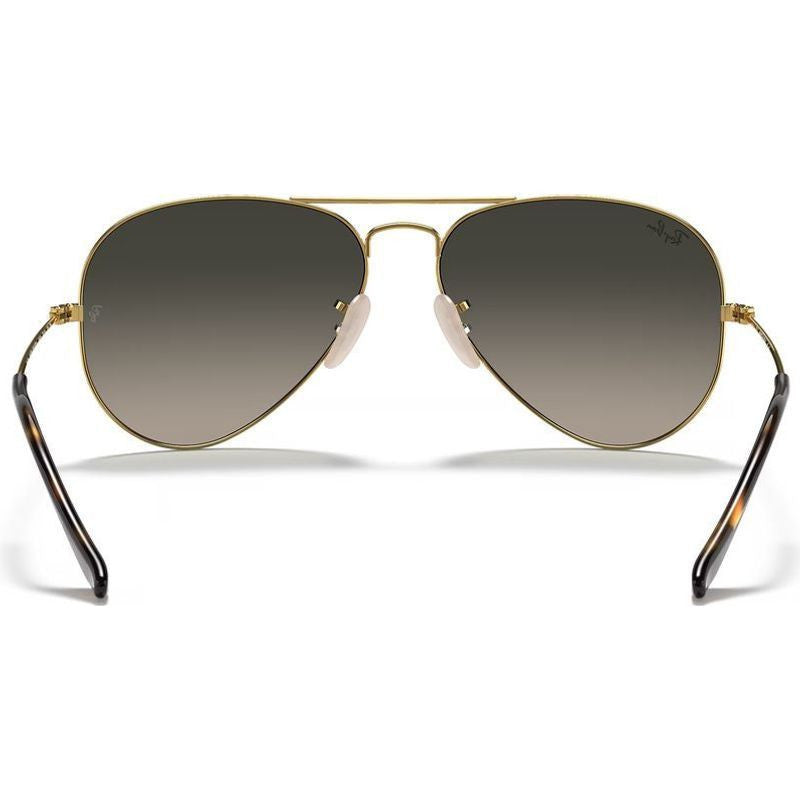 Aviator Classic RB3025, Gold/Grey Gradient Glass Lenses 58 Eye Size