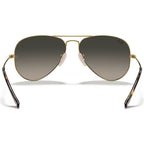 Aviator Classic RB3025, Gold/Grey Gradient Glass Lenses 58 Eye Size